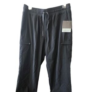 NWT Uniform Nursing Black‎ Jogger Pants, White Cross CRFT Pants Womens Large
